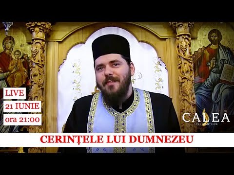 🔴 LIVE #107 - CERINȚELE LUI DUMNEZEU - CU PĂRINTELE ELEFTERIE