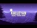 AKASA, Taaruk Raina - Kalleyan (Lyrics)