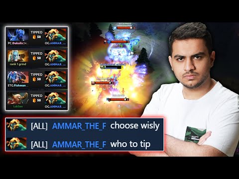 "Choose wisely who you tipped" -- OG.ATF destroyed everyone because of this DOTA 2
