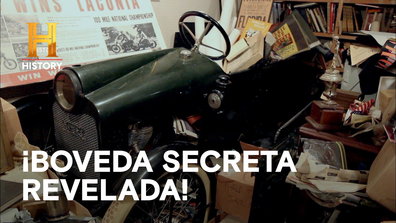 ¡ENTRAMOS A UNA HABITACIÓN SECRETA! El Mercedes raro de 1914 - CAZADORES DE TESOROS