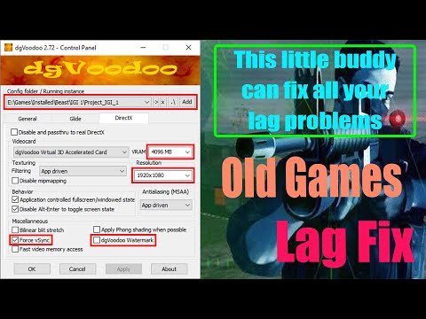 How To Fix Lag In Any Old Games || IGI 1 Lag Fix || Dgvoodoo