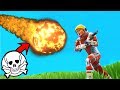 What Happens If A METEOR HITS YOU in Fortnite Battle Royale!