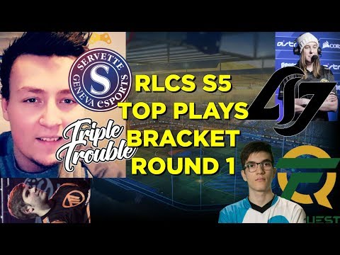 RLCS S5 TOP PLAYS ROUND 1: Mognus, Karma, al0t, CLG, Triple Trouble, Squishy, Servette, FlyQuest!