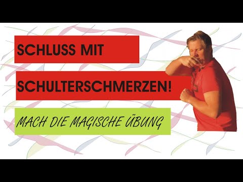 Schluss mit Schulterschmerzen! Mach diese magische Übung!