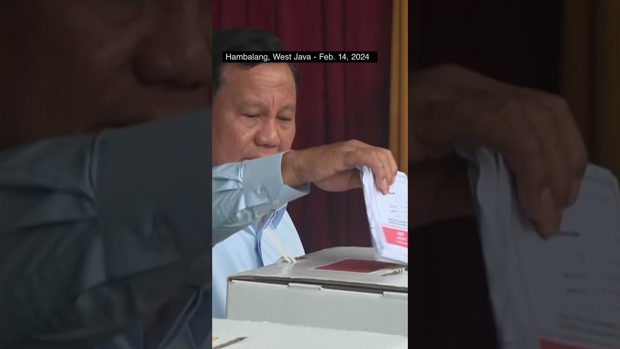 Indonesia Election: Presidential Candidates Cast Ballots
