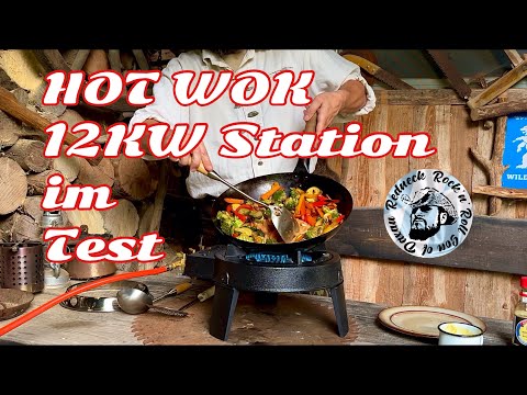 Kochen ohne Strom! Der WOK, geniales Krisenvorsorge Kochgerät! HOT WOK Gas Kochstation Alltags Test