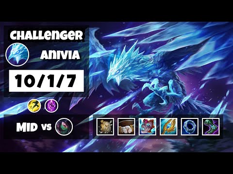 Anivia vs Akali TURKISH Challenger MID (10/1/7) - v11.11