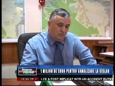 1 MILION DE EURO PENTRU CANALIZARE LA CISLAU