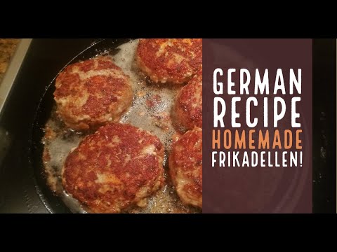 "How to Make Authentic German Frikadellen - Traditional Flat Meatballs Recipe"