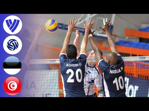 Волейбол Estonia vs. Tunisia — Full Match | Men's Volleyball World League 2017