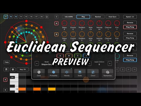 Euclidean Sequencer Preview for iOS