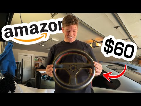 Is a Fake Amazon Momo Steering Wheel Any Good?? | Unboxing, Installation, Review