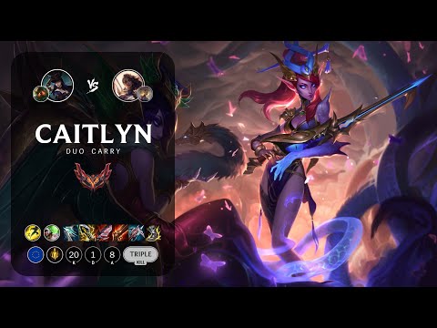 Caitlyn ADC vs Samira - EUW Grandmaster Patch 13.5