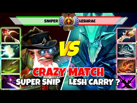 SNIPER (Mid) vs LESHRAC (Carry) - Epic Battle Of Immortal Rank Dota 2 Players - Z Dota 2
