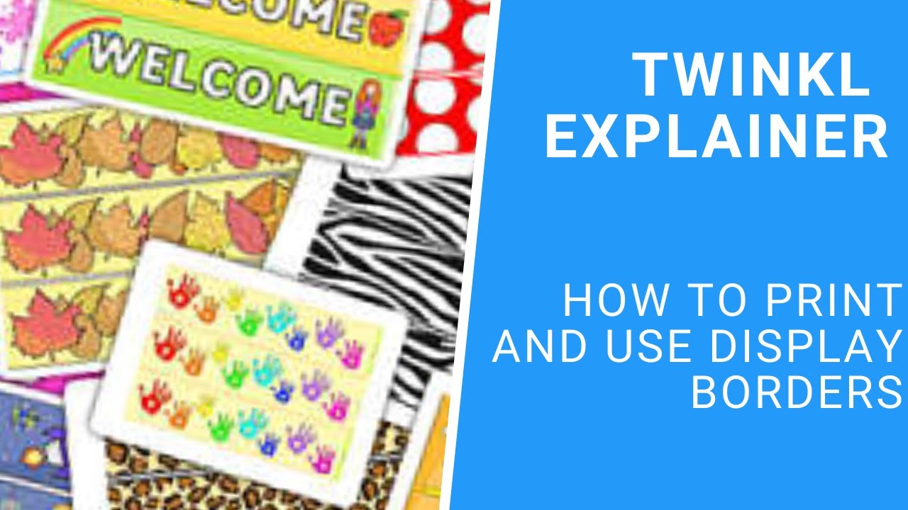 Print and Use Learning Area Display Borders with Twinkl!
