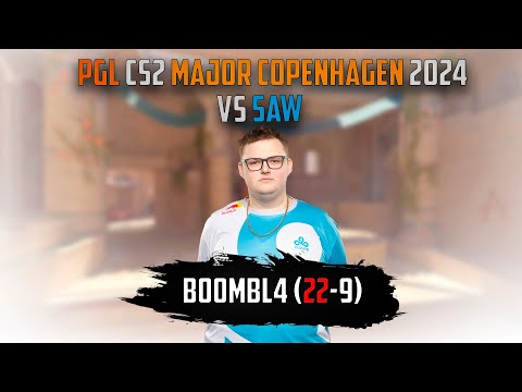CS2 POV Boombl4 (22-9) vs SAW (anubis) - PGL CS2 Major Copenhagen 2024 Opening Stage