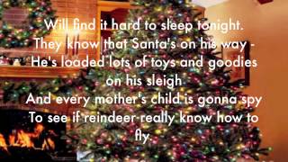 The Christmas Song (Chestnuts roasting on an open fire) lyrics