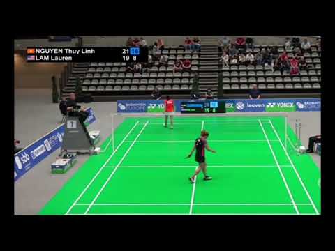 Highlights 2022 Nguyễn Thùy Linh (VIE) vs Lauren LAM (USA) | Yonex Belgian Badminton 2022