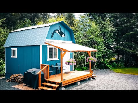 Alaskan 12x16 Shed Tiny House - Living On A Budget