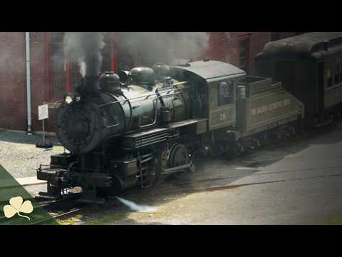 [4K] Baldwin Locomotive Works 26 Steam Train Around Steamtown (Snippet)