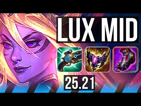 LUX vs SYLAS (MID) | 11/2/9, Dominating | EUW Master | 25.21