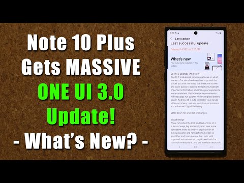 Galaxy Note 10 Plus gets MASSIVE One UI 3.0 Update - 25+ New Features!
