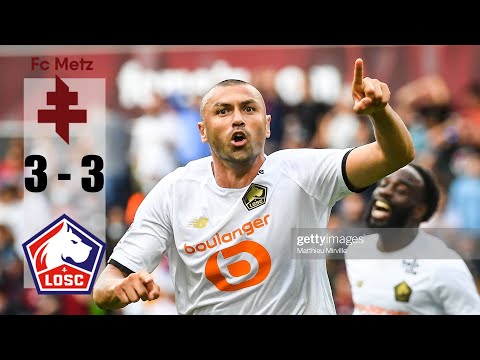 Goal Burak Yilmaz / Lille vs Metz 3-3 All Goals & Highlights 08/08/2021 HD