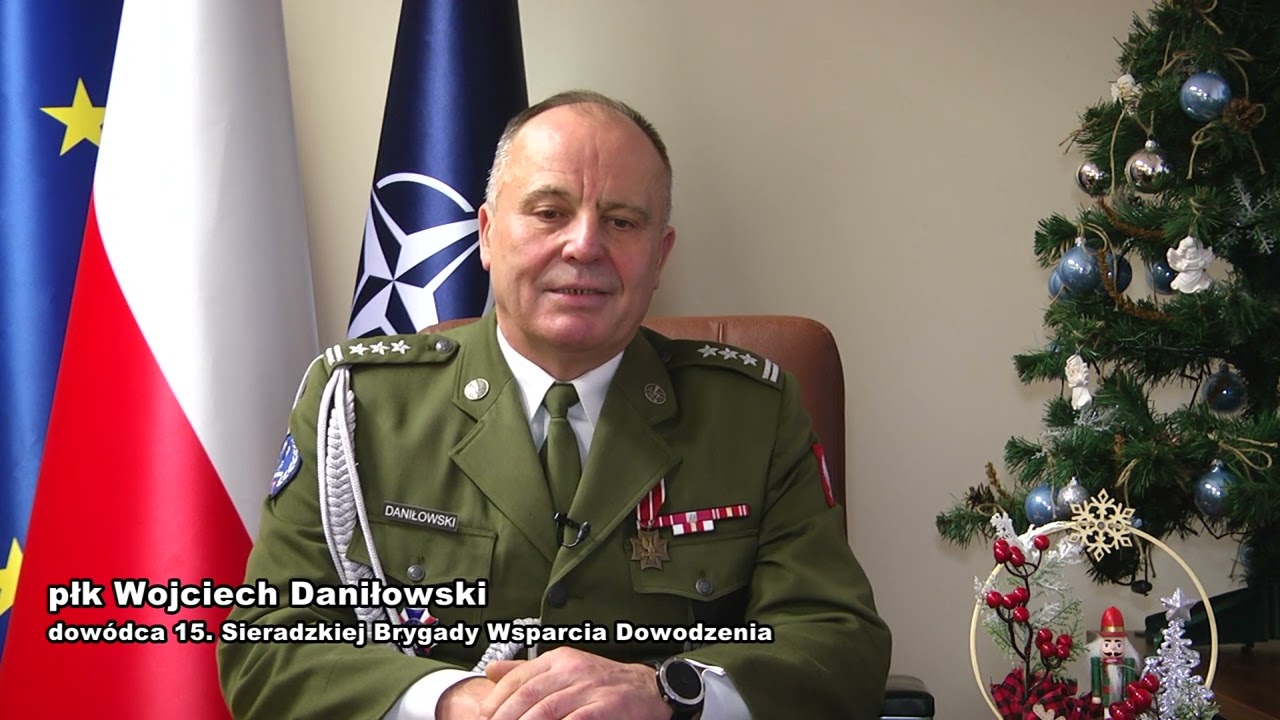 Życzenia dowódcy 15. SBWD – płk Wojciecha Daniłowskiego