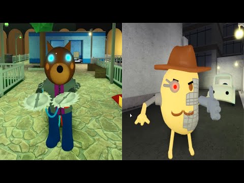 NEW ROBLOX PIGGY CYBORG DOGGY VS PIGGY CYBORG MR P JUMPSCARE