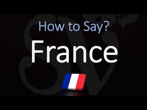How to Pronounce France in French? | Native Speaker Country Pronunciation