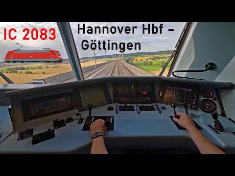 InterCity Königssee | IC 2083 Hannover Hbf - Göttingen | Führerstandsmitfahrt | BR 101 | 4K