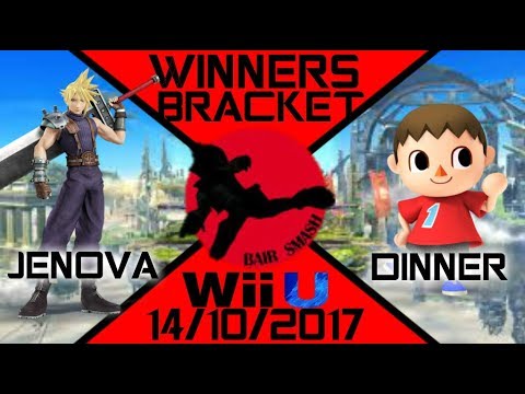 Bair Smash 17 Winners Round 1 - BS | Jenova (Cloud) Vs. Dinner (Villager) - Smash Wii U