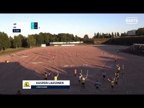 Kasperi Laasosen lyönnillä kolme pistettä Puijolle, 21.08.2020 HP - PuPe