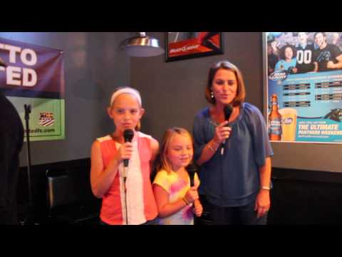 KARAOKE MIKE SHOW EMMA TRISH AND LIZZY SINGING MEAN