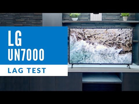 LG UN7000 Series Input Lag Test - 1080p at 60Hz