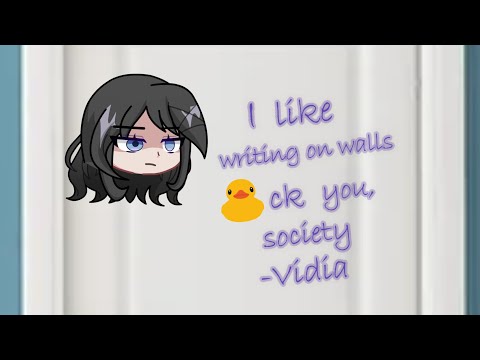 I like writing on walls. Frick you, society // Gacha Life 2 // iCherry