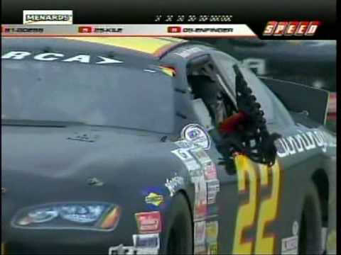 Dakota Armstrong Wins ARCA Series 250 Talladega 2010 Crash Stockcar Racing.mpg