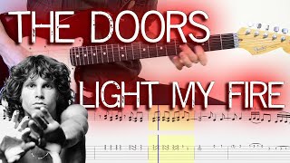 The Doors - Light my fire (Guitar Lesson With TAB & Score)🎸