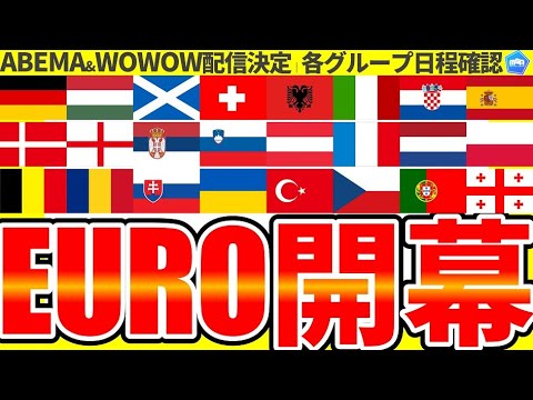 欧州選手権のスケジュール: ドイツチームはいつスタートしますか?