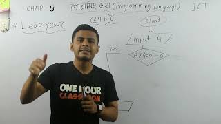 ICT chap-5  Lecture -7 Flow chart of  leap year