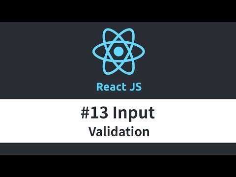 React JS Tutorial 13 Input Validation