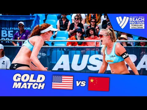 Hughes / Cheng vs. Lvwen / Dong - Gold Match Highlights Torquay 2022 #BeachProTour