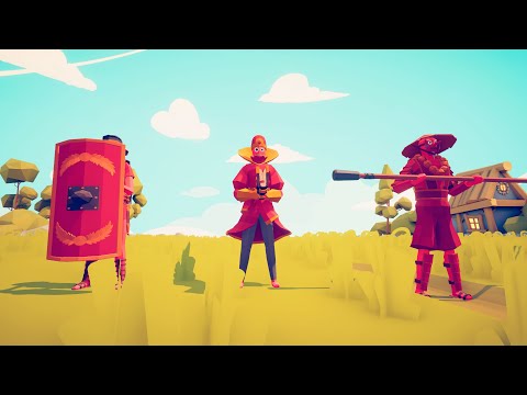 Monk & Divine Arbiter & Shield Bearer vs 3x EVERY UNIT - Totally Accurate Battle Simulator