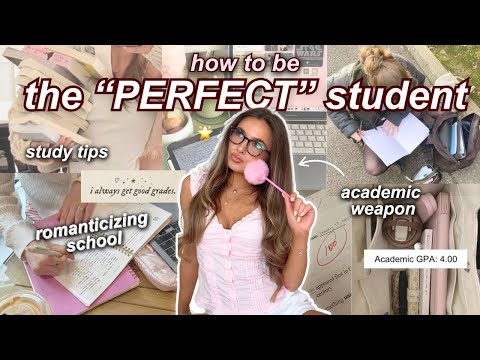 BECOME THE PERFECT STUDENT📔🎀 study tips, habits & romanticizing school