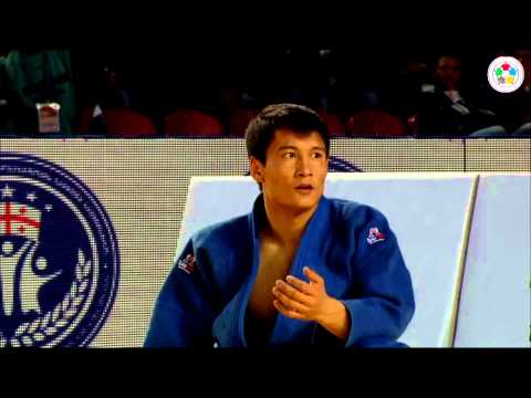 Grand Prix Tbilisi 2014: Lukhumi Chkhvimiani (GEO) - Gabit Yessimbetov (KAZ)