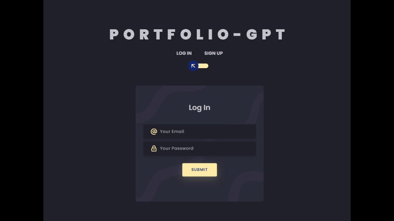 Introducing PortfolioGpt : make your porfolio with just a single form