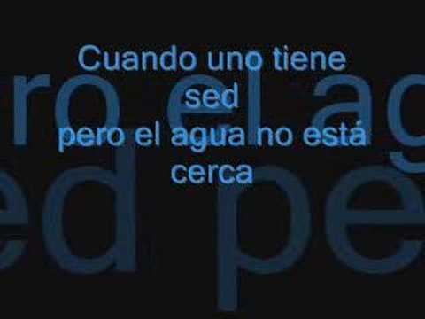 Agua - Jarabe de Palo con letras