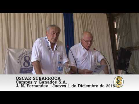 01-12-16 Nota Oscar Subarroca - Campos y Ganados S.A. - Juan N. Fernandez