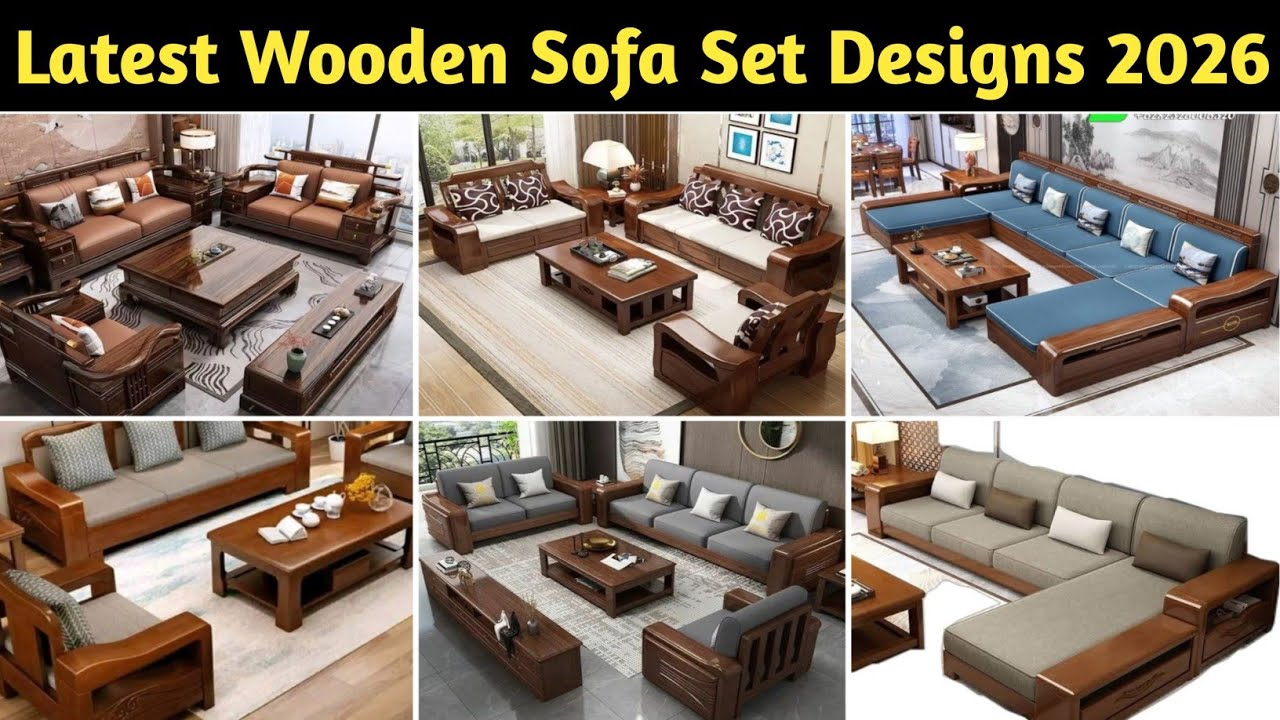Latest Wooden Sofa Set Designs 2026 | Sofa Design | Sofa Set | Wooden Sofa Set Designs 