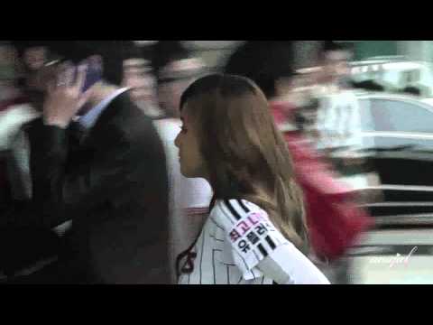 120511 [Fancam] SNSD Jessica Opening pitch ceremony 1